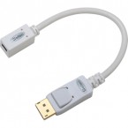 格芬  Gefen ADA-DP-2-MDPF   連接DisplayPort設備和填充劑來迷你的DisplayPort顯示器